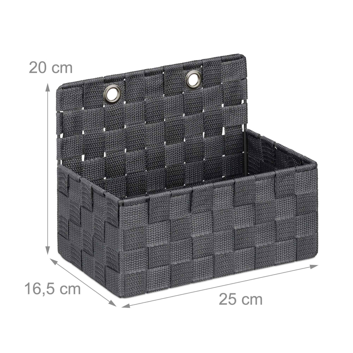 Hanging Storage Baskets, Set of 2 – Wall Mounted Organizers