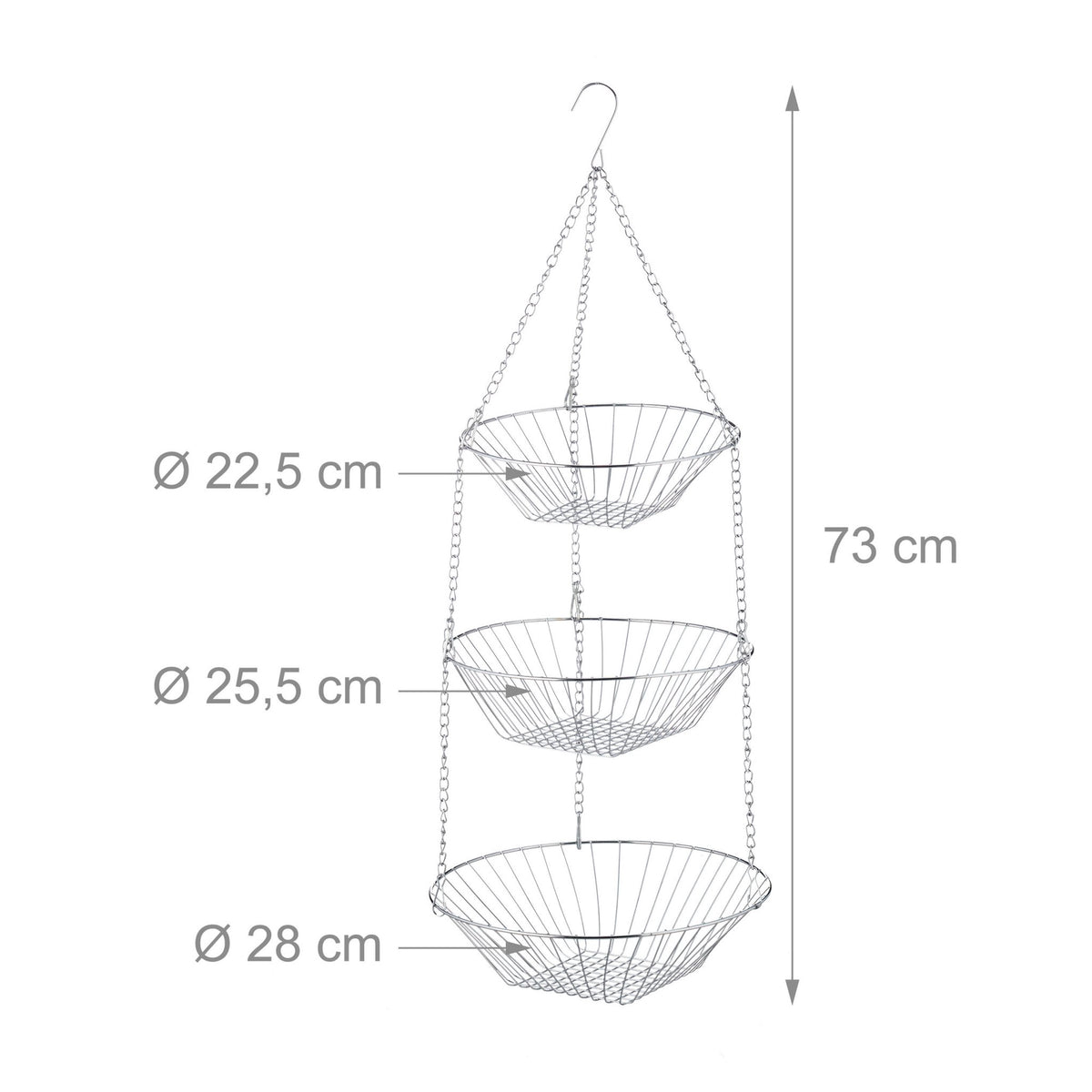 Hanging basket 3 levels