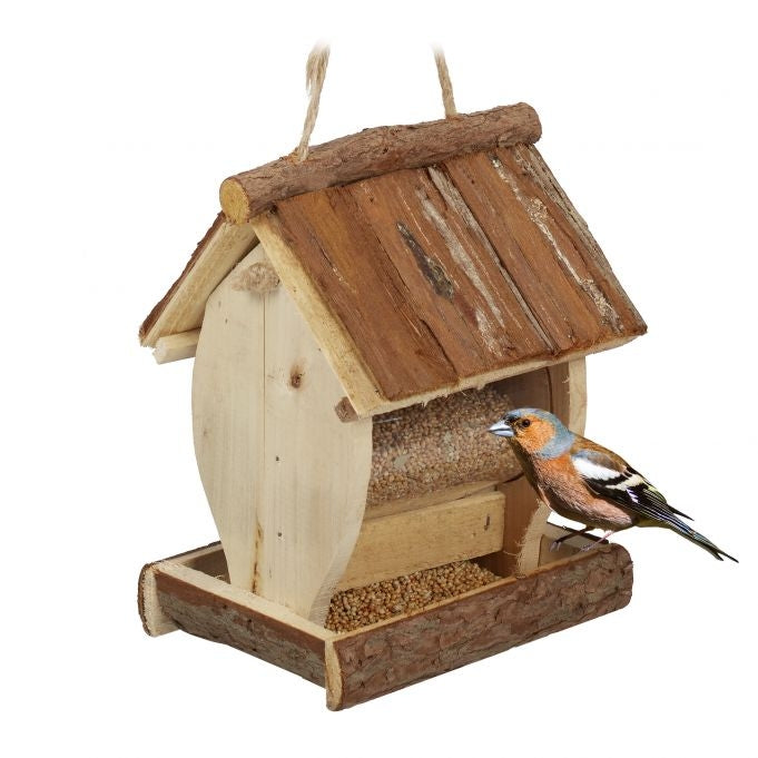Hanging bird feeder