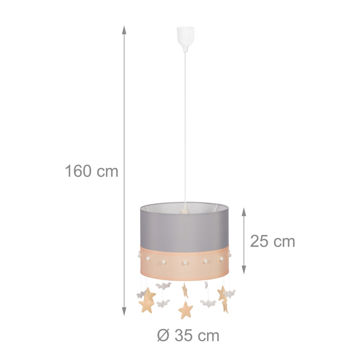 Hanging lamp children's room sky