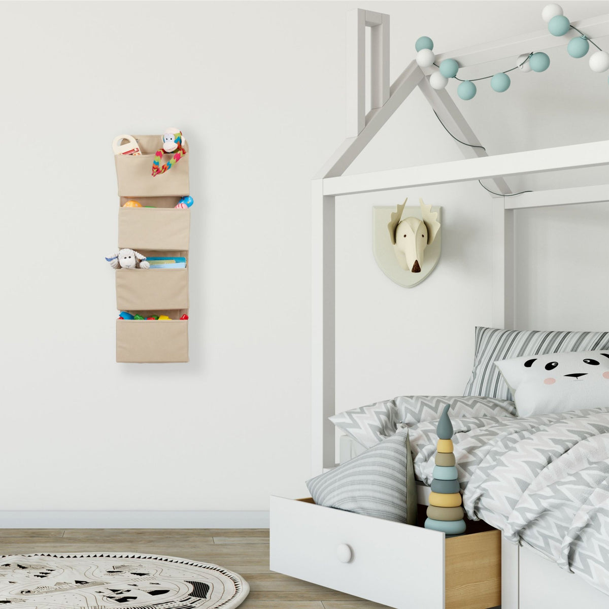 Hanging organizer 4 compartments
