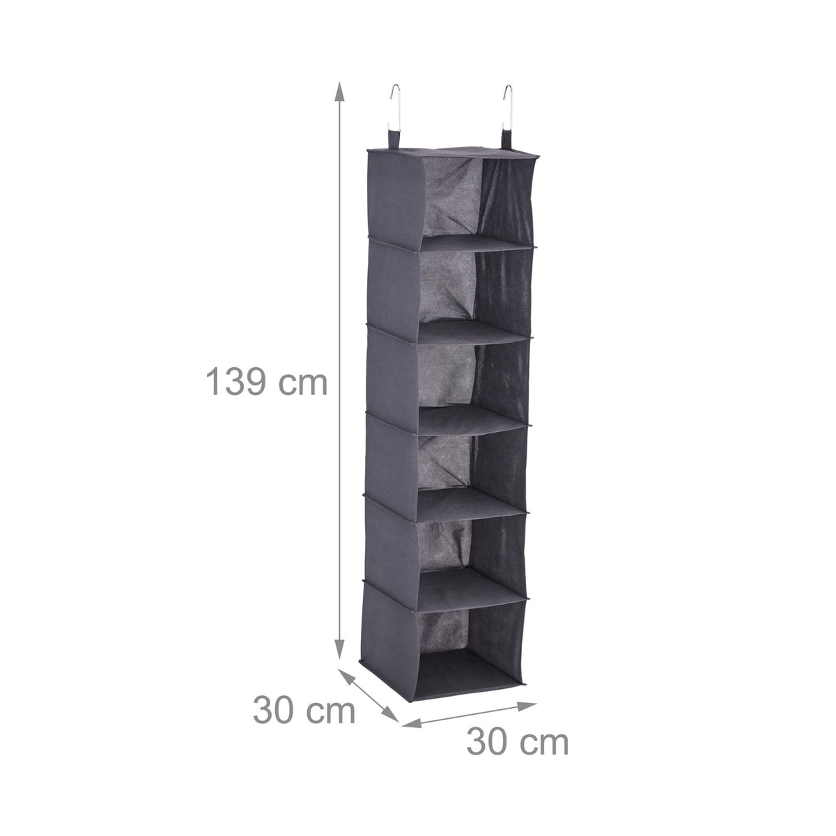 Hanging shelf Wardrobe 6 compartments