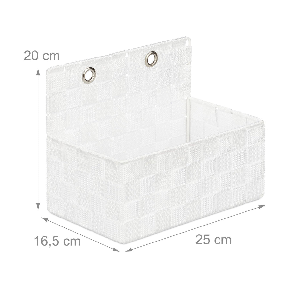 Hanging storage basket