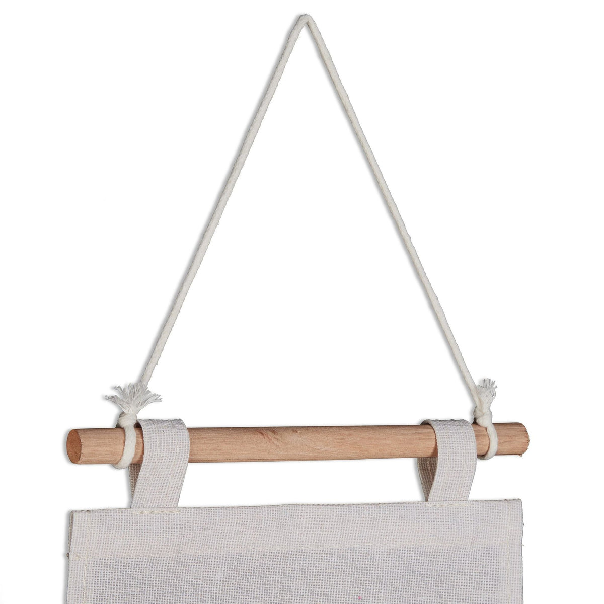 Hanging storage in fabric