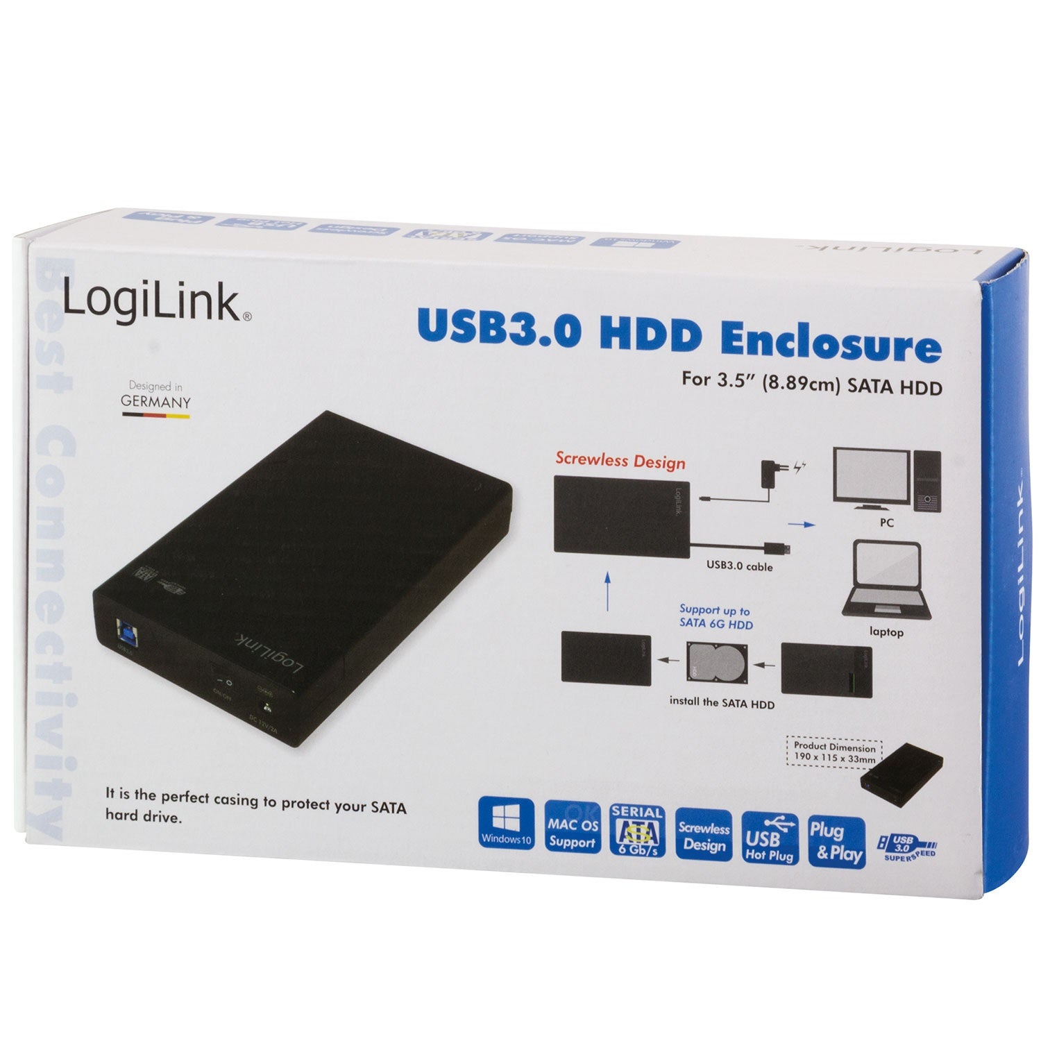 Hard disk cabinet 3.5" USB 3.0