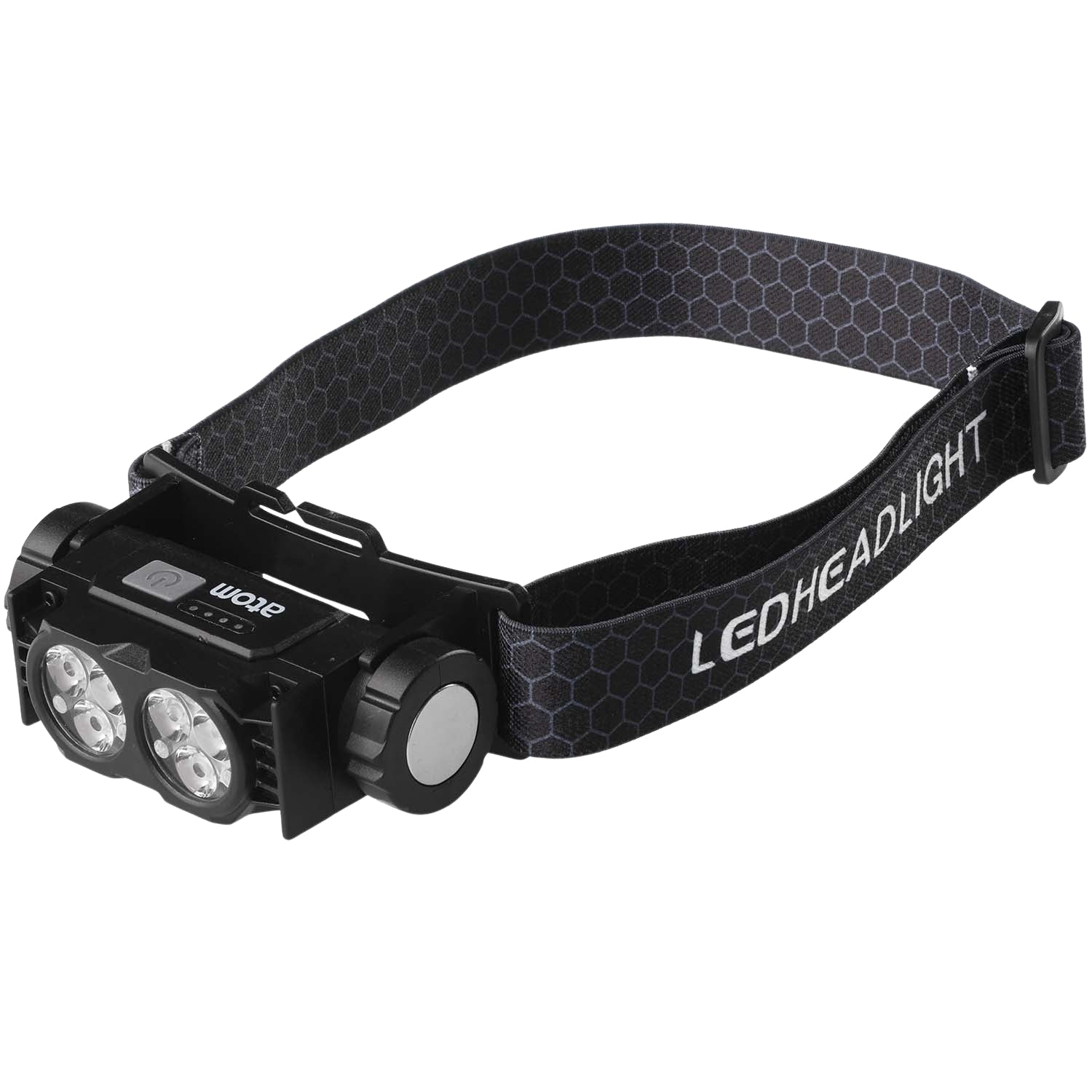 Headlamp Black 400 lm, Rechargeable, IPX4 Waterproof