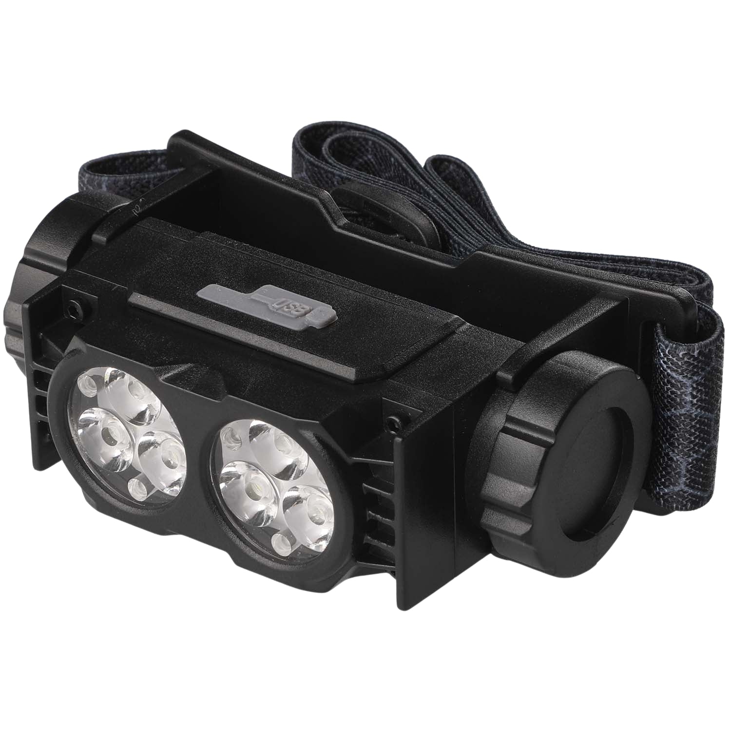 Headlamp Black 400 lm, Rechargeable, IPX4 Waterproof