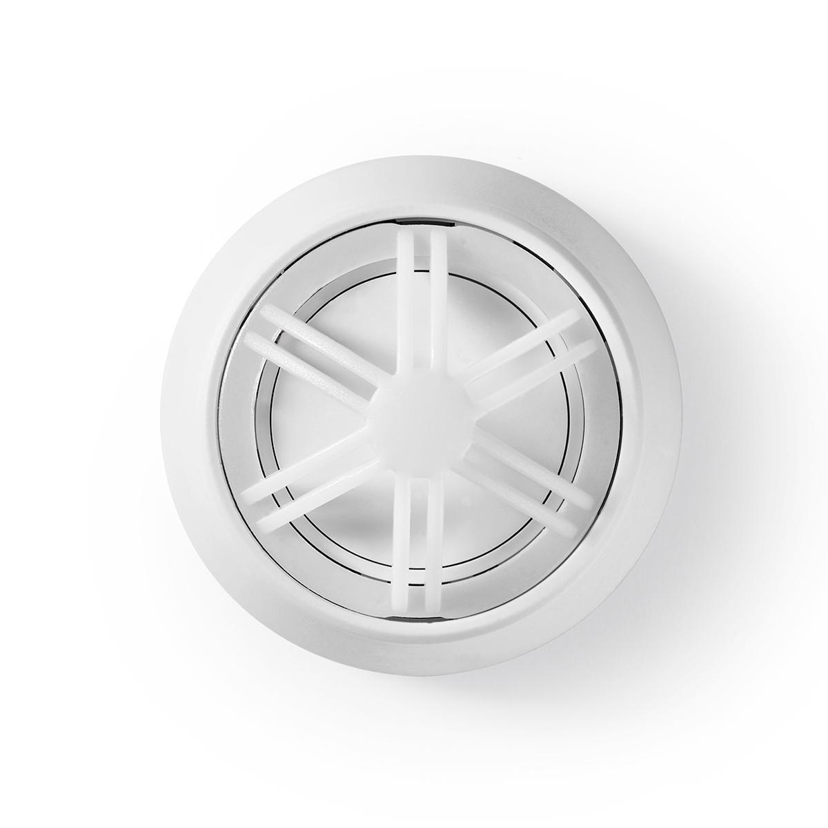 Heat Alarm | Battery powered | Battery life up to: 10 years | With test button | 85 dB| ABS | White