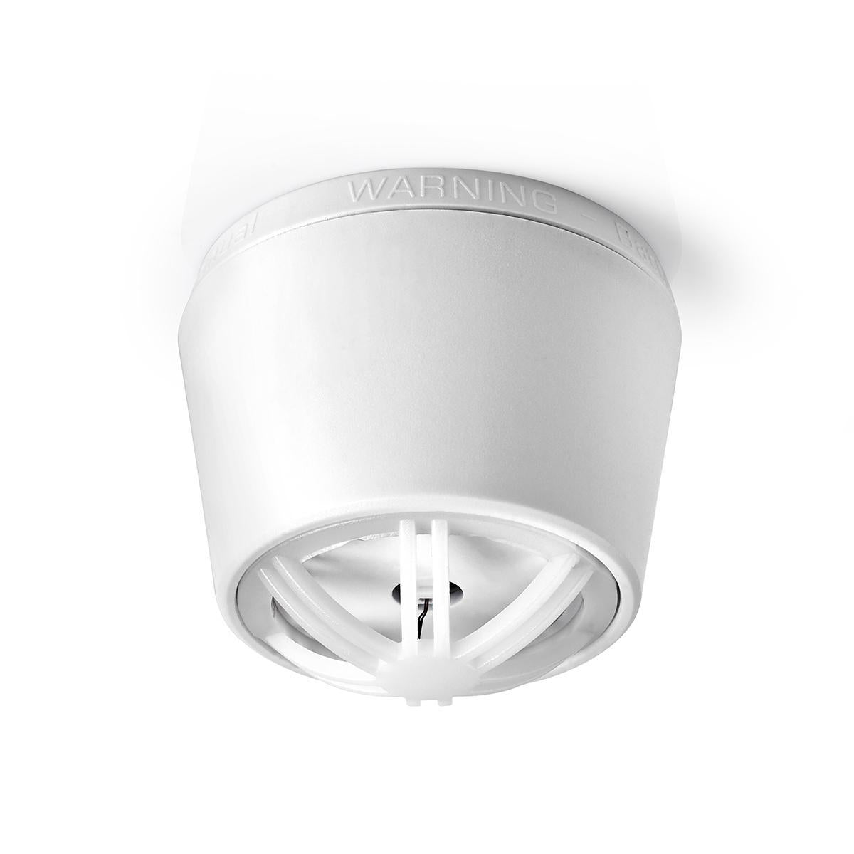 Heat Alarm | Battery powered | Battery life up to: 10 years | With test button | 85 dB| ABS | White