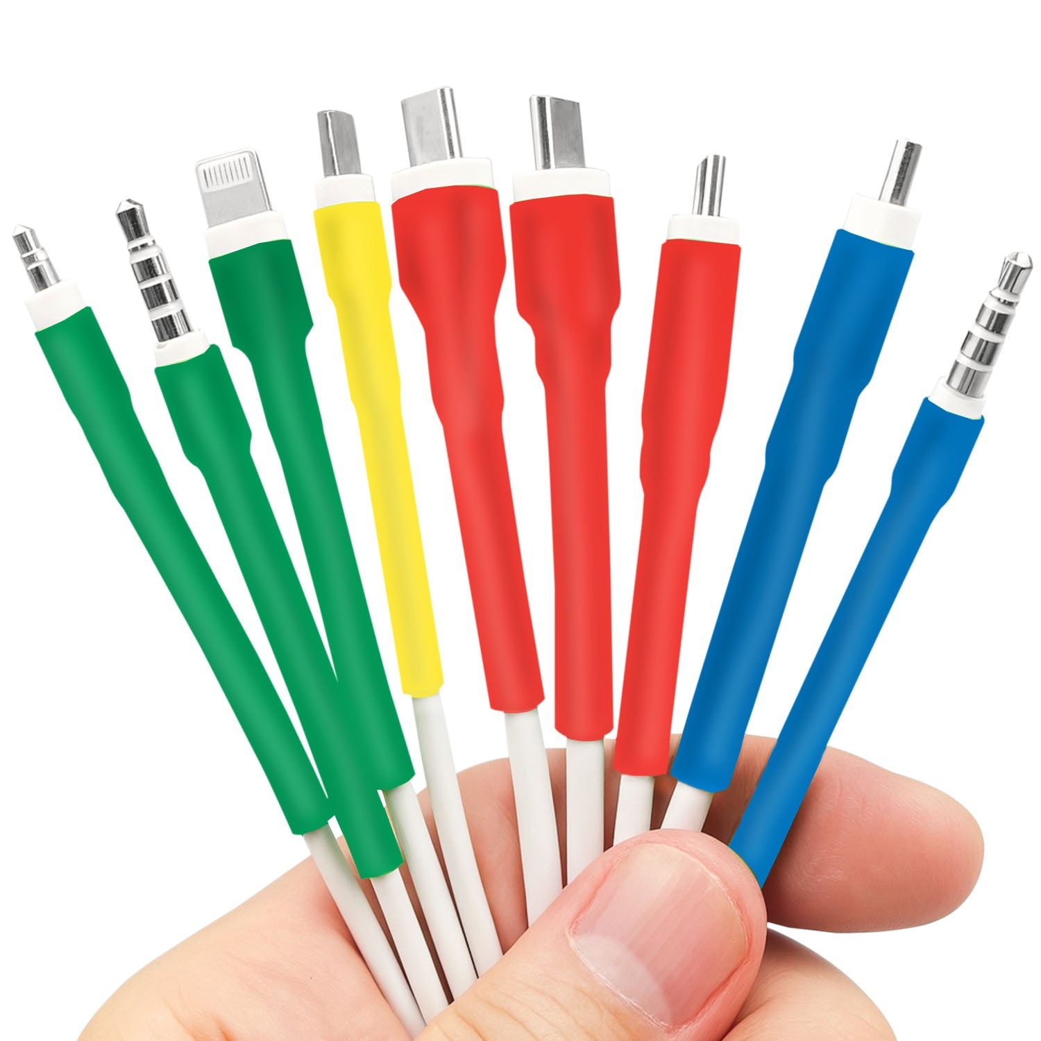 Heat Shrink Tubing, 800-Pack, 45mm, Mixed Colors