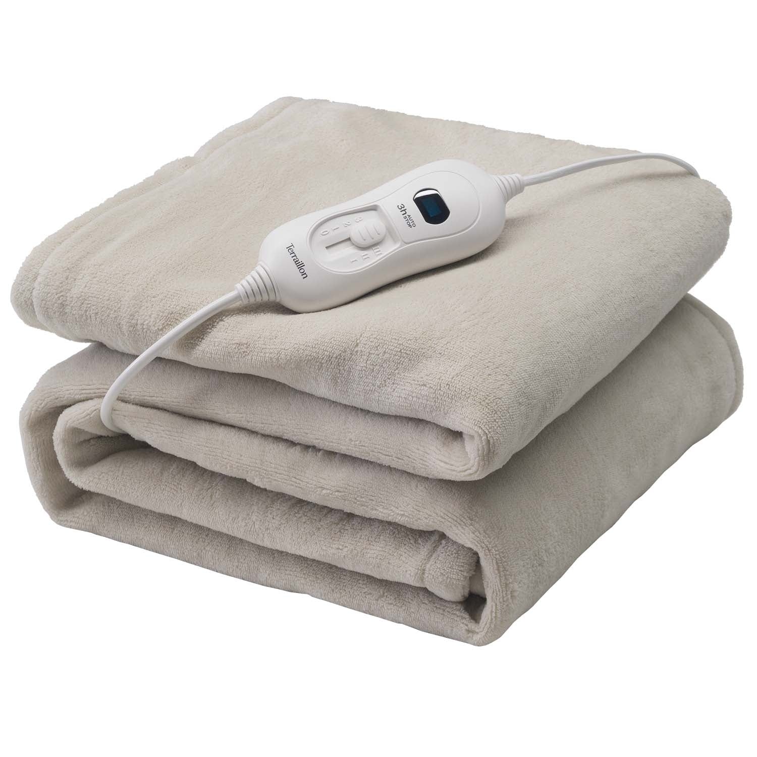 Heated Blanket 160x120cm Light Grey