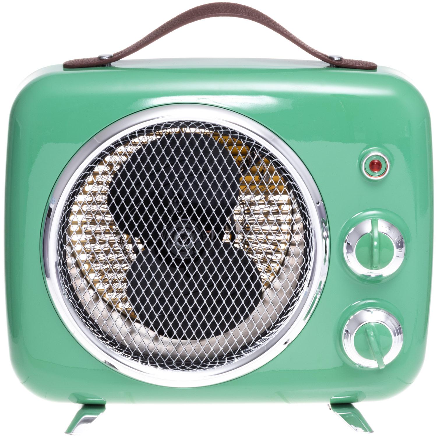 Heating fan Retro green 2000W