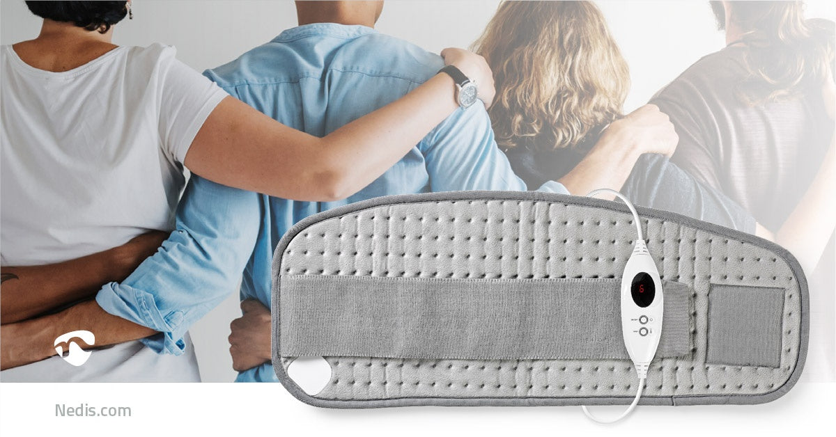 Heating pad | Stomach and back | 6 Heat settings | Overheat Protection | Washable