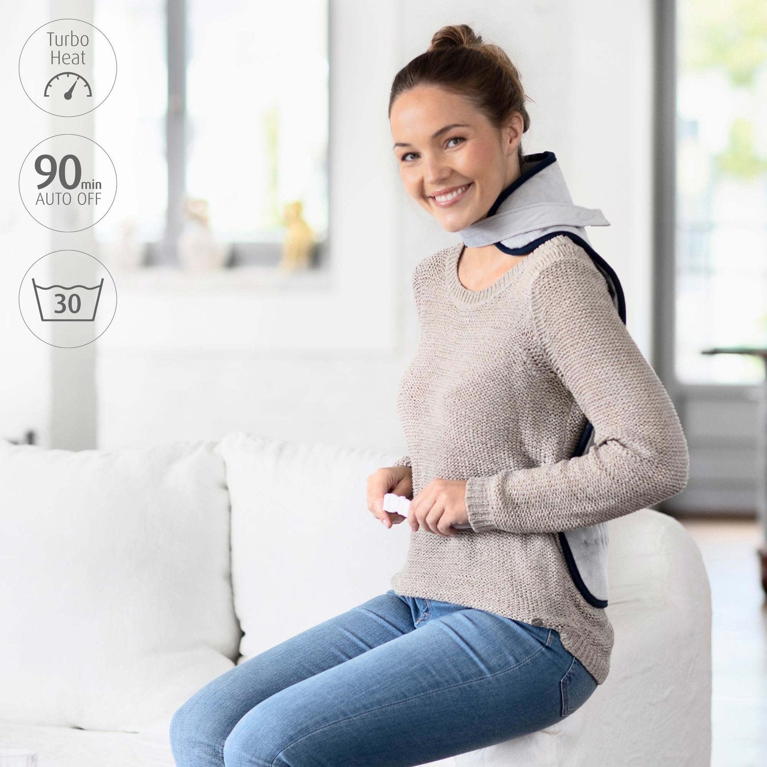 Heating pad for neck & back HP460 58x38cm