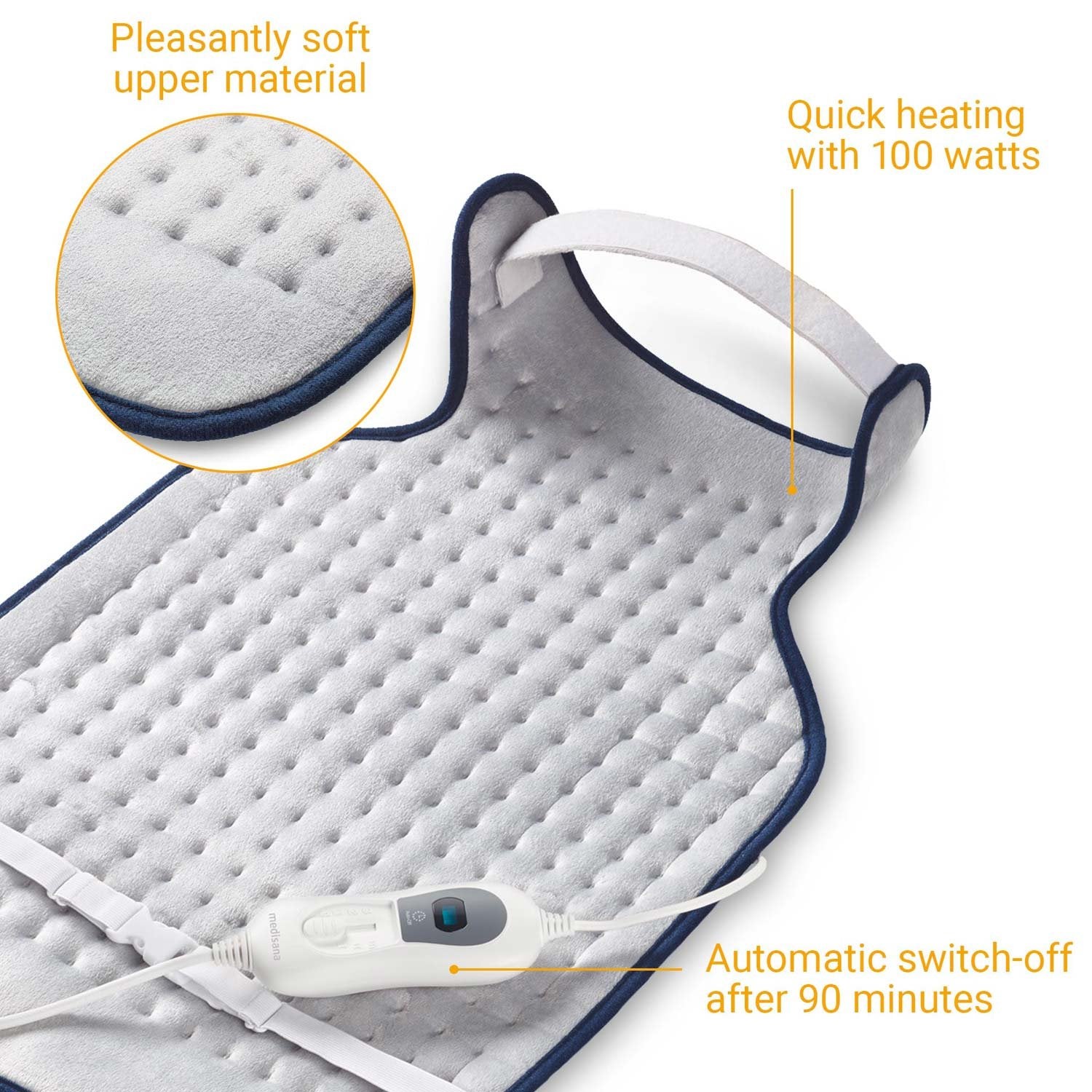 Heating pad for neck & back HP460 58x38cm