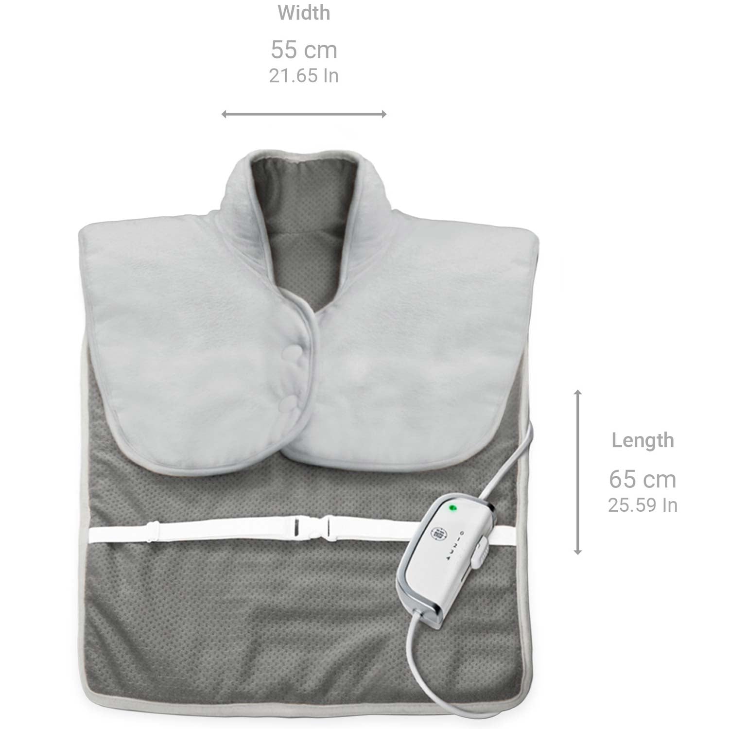 Heating pad for neck & back XL HP630 65x55 cm