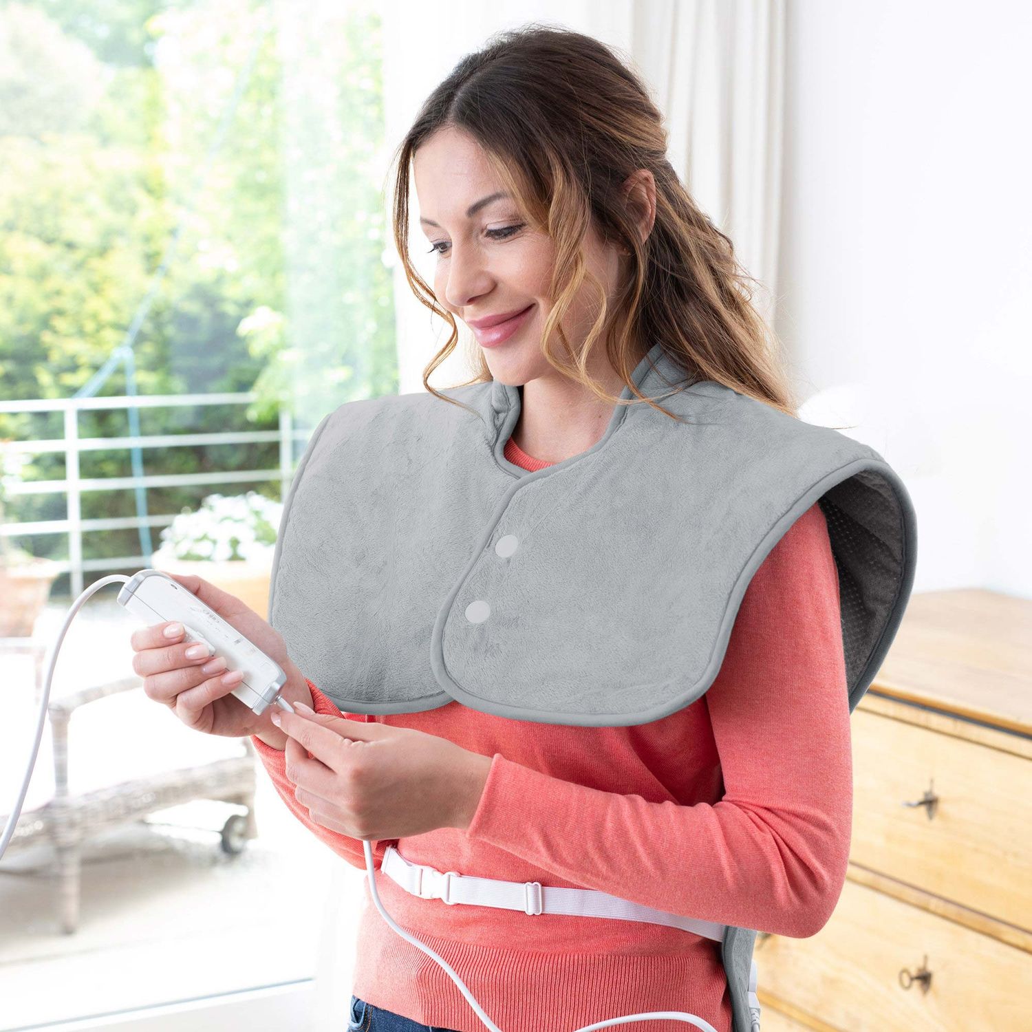 Heating pad for neck & back XL HP630 65x55 cm