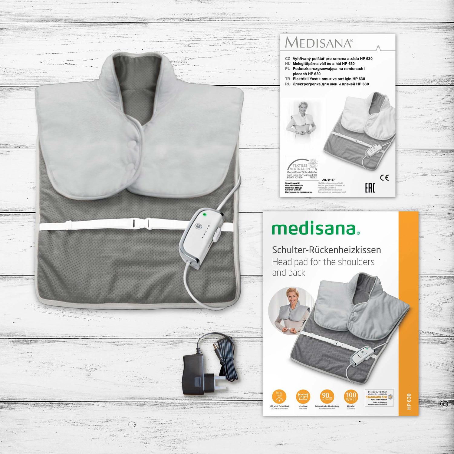 Heating pad for neck & back XL HP630 65x55 cm