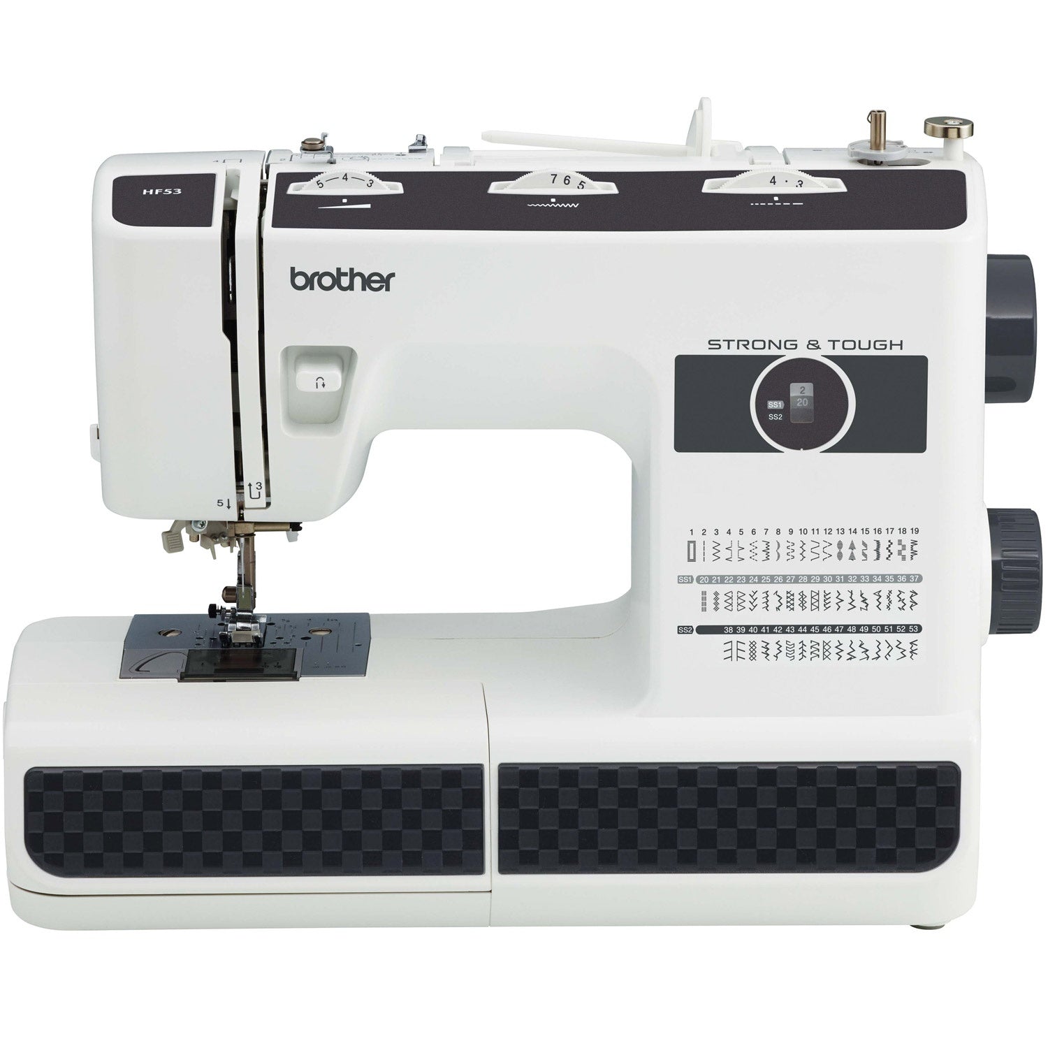Heavy-Duty Sewing Machine with Extension Table, 53 Stitches
