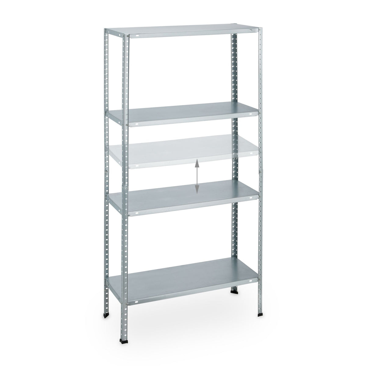 Heavy Duty Steel Shelving Unit, Set of 2, Adjustable