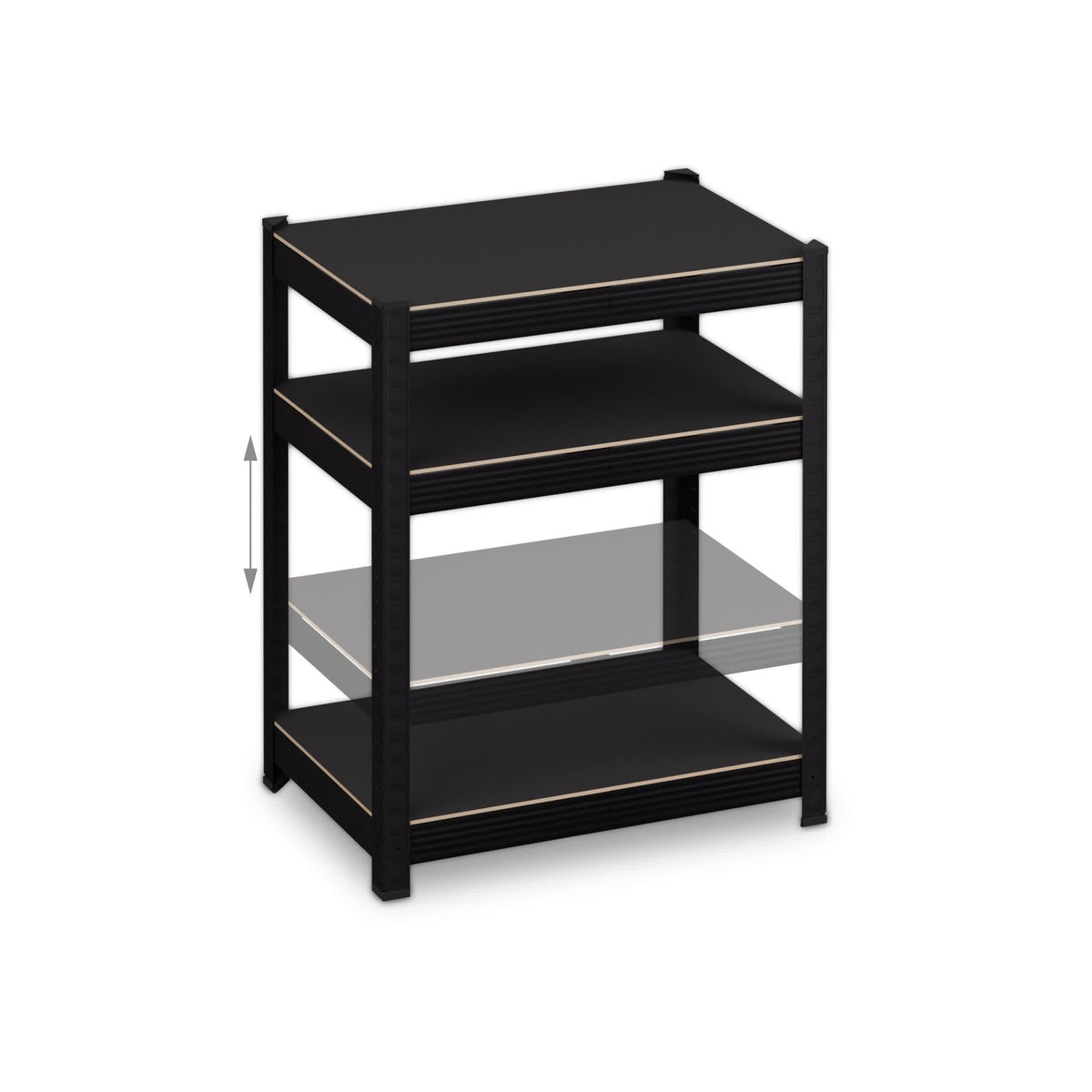 Heavy load rack with 5 levels