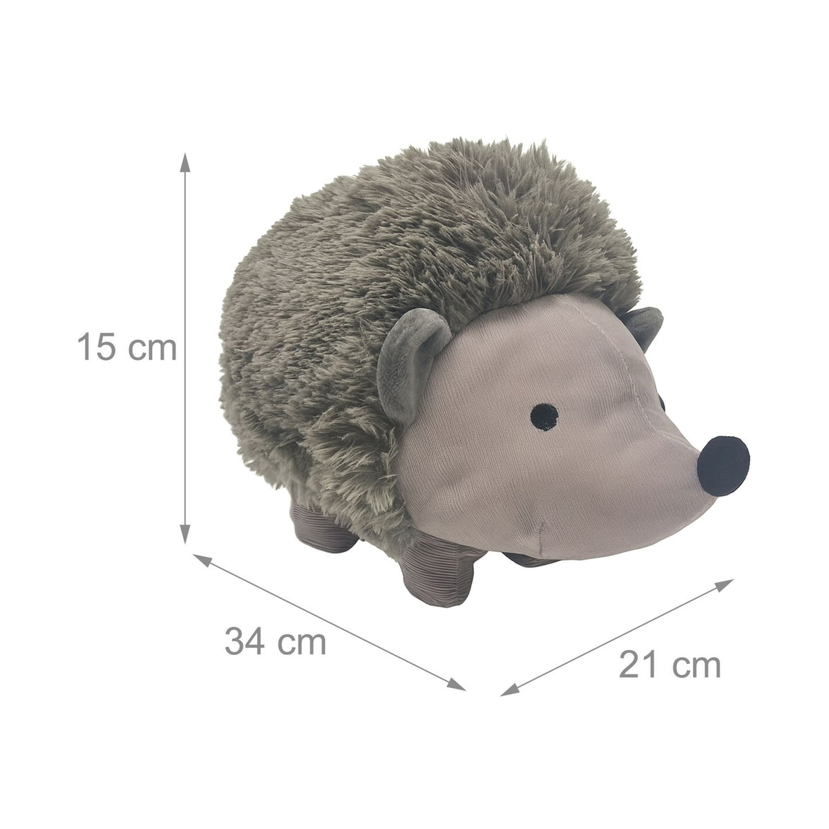 Hedgehog Doorstop – Sand-Filled Cotton, Child-Safe