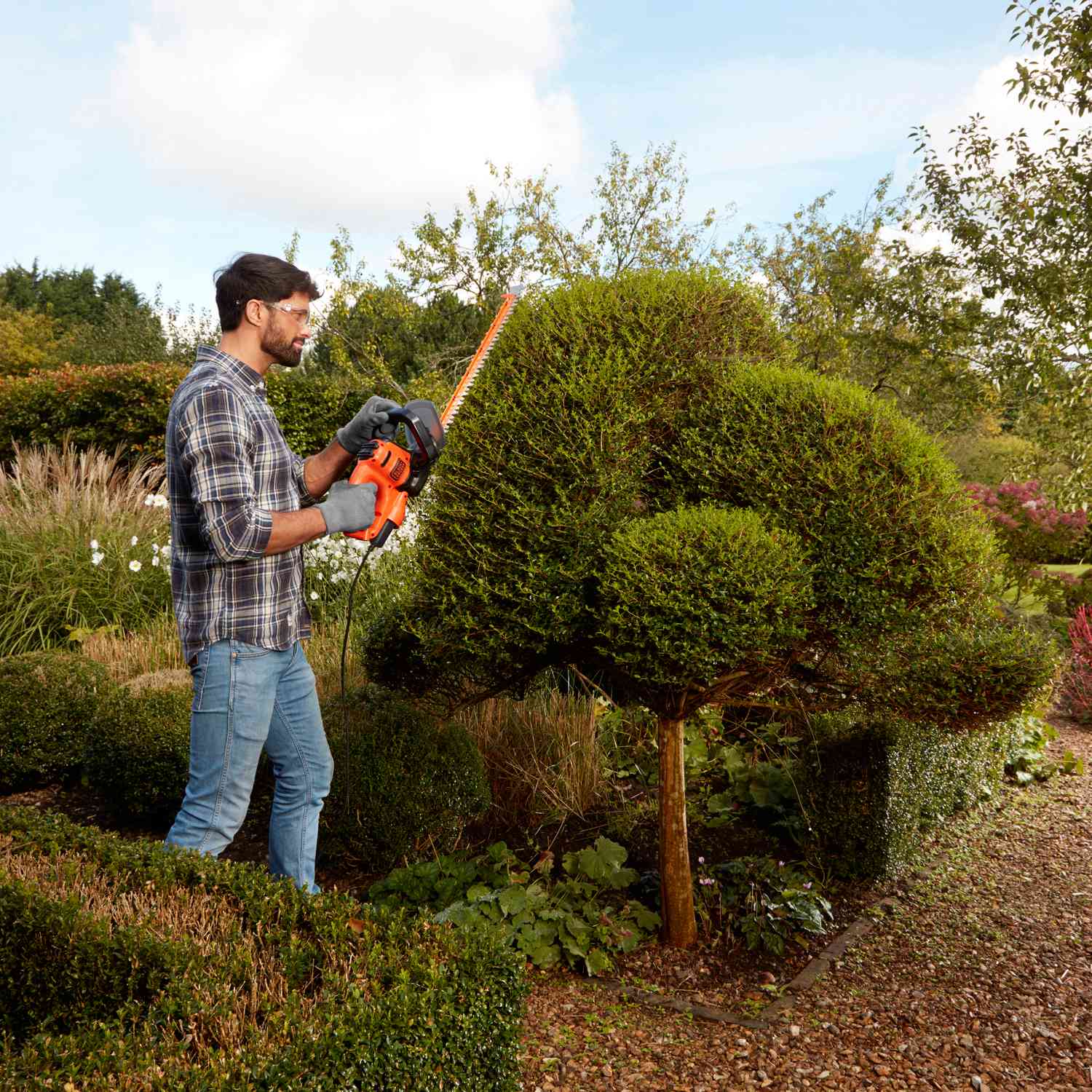 Hedge shears 500W 55cm Sword length