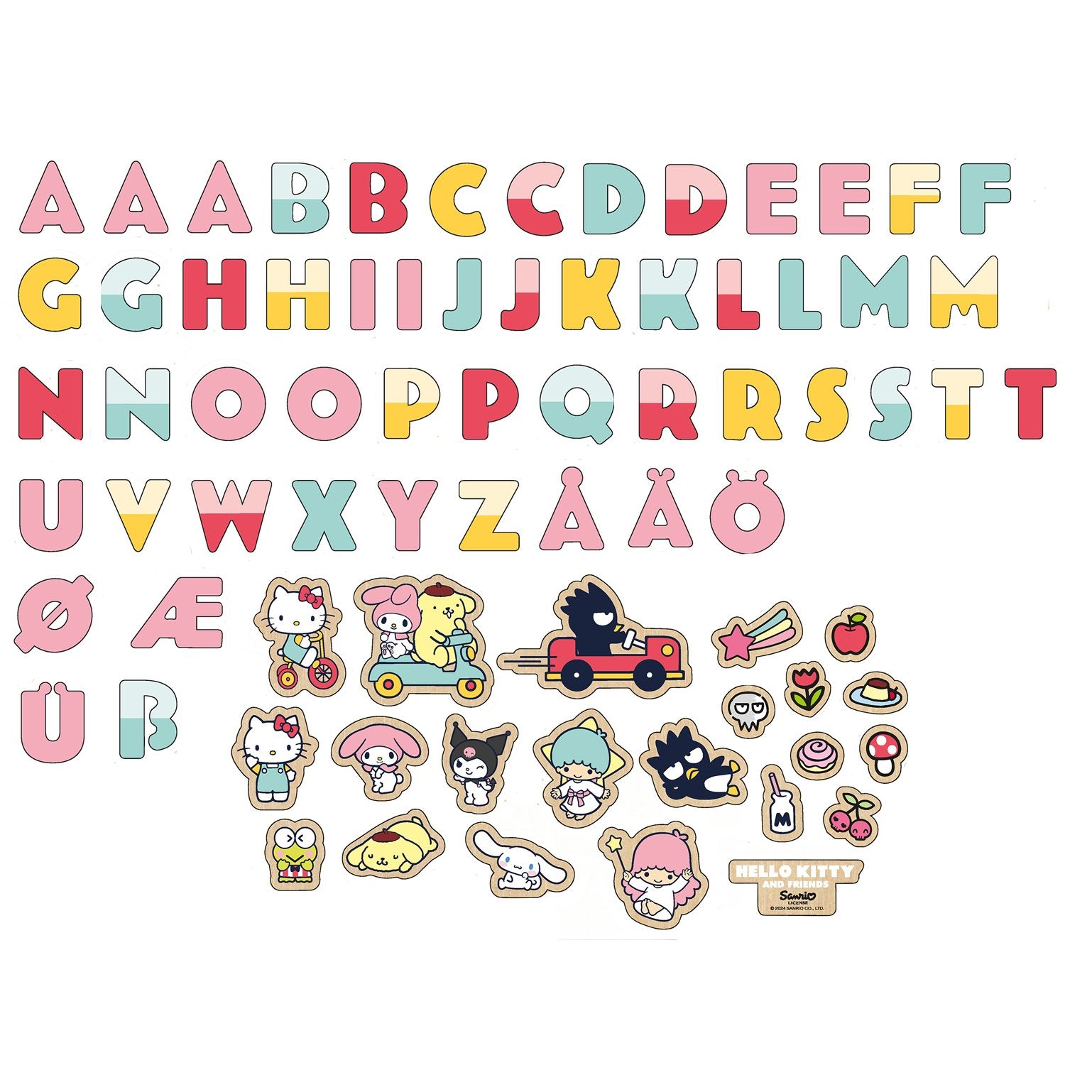 Hello Kitty Magnetic Letters
