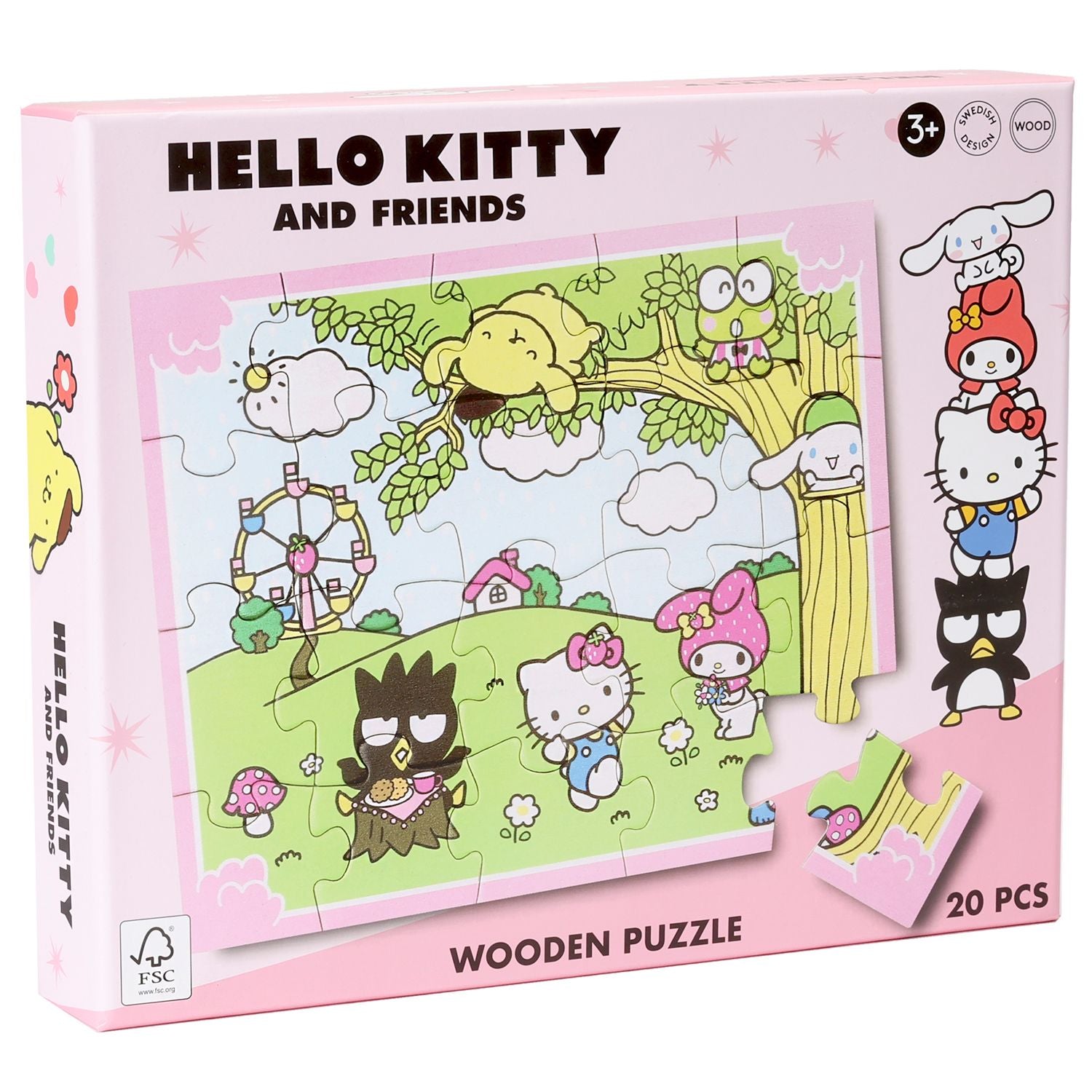 Hello Kitty Wooden puzzle 20 pieces