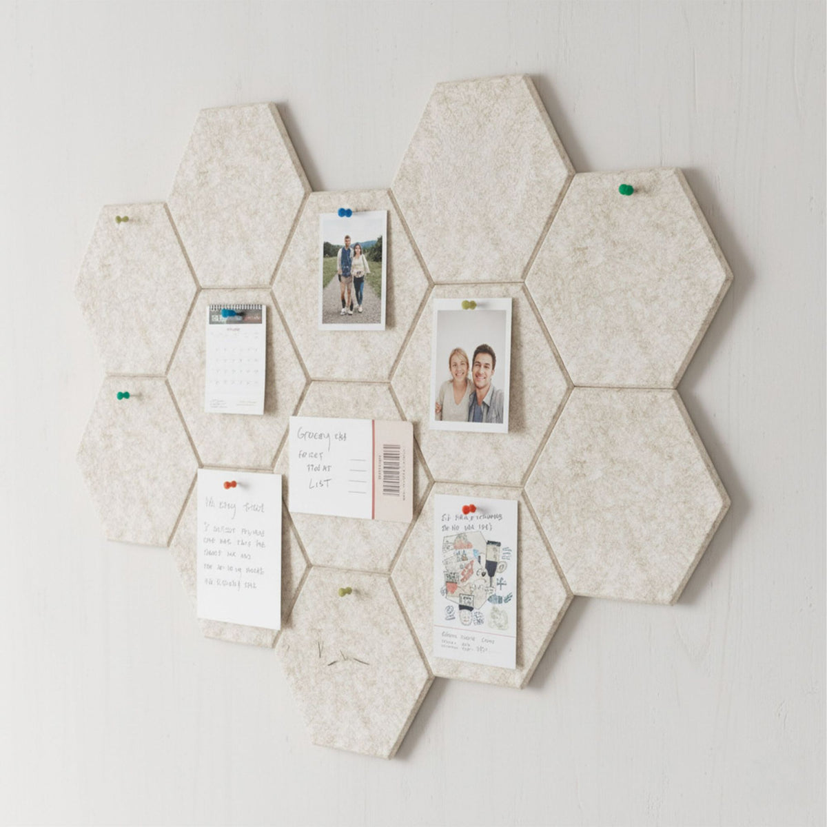 Hexagon Acoustic Panels, Self-Adhesive, Noise Reduction