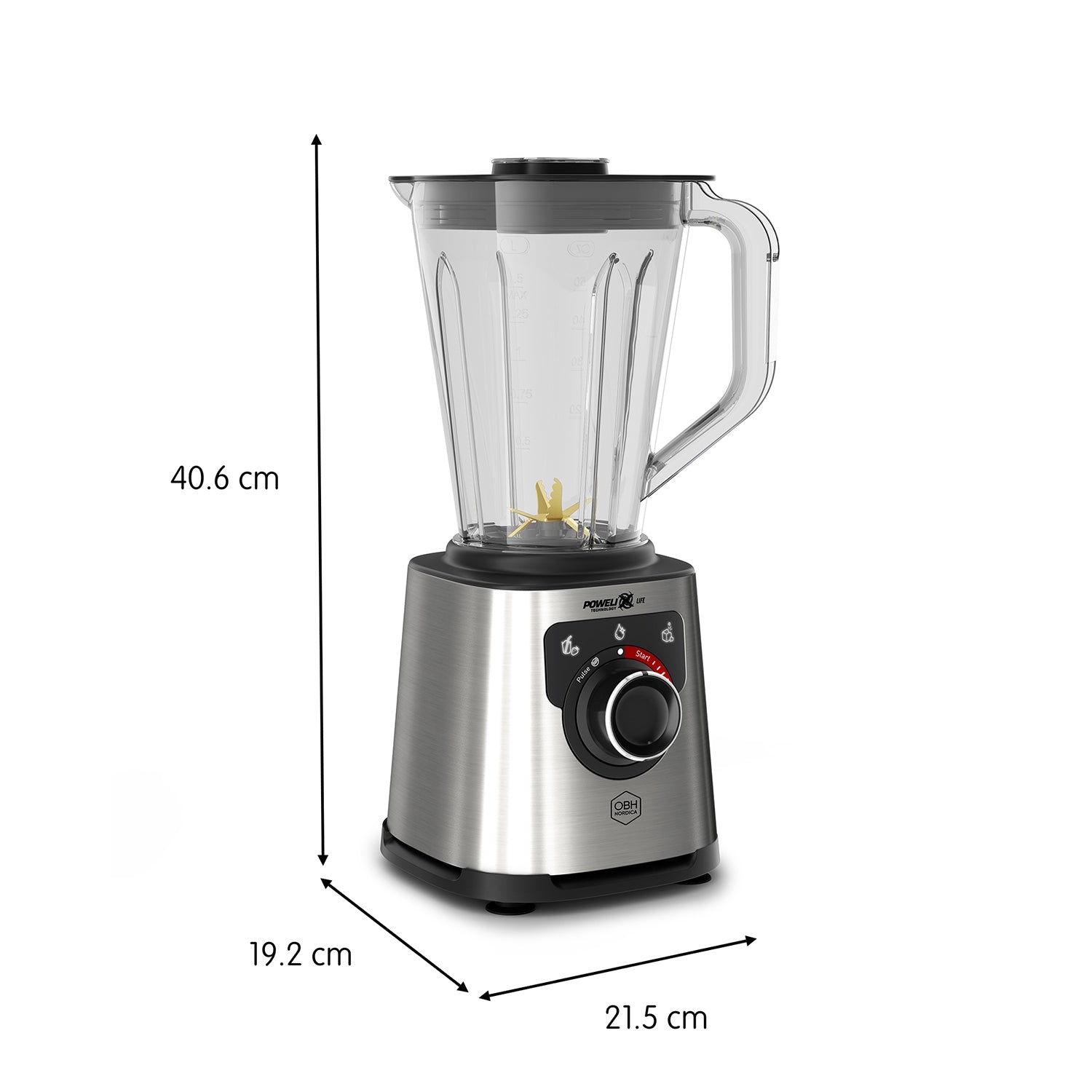 High-Speed Blender, 1.5 L Tritan Jar, 1200 W