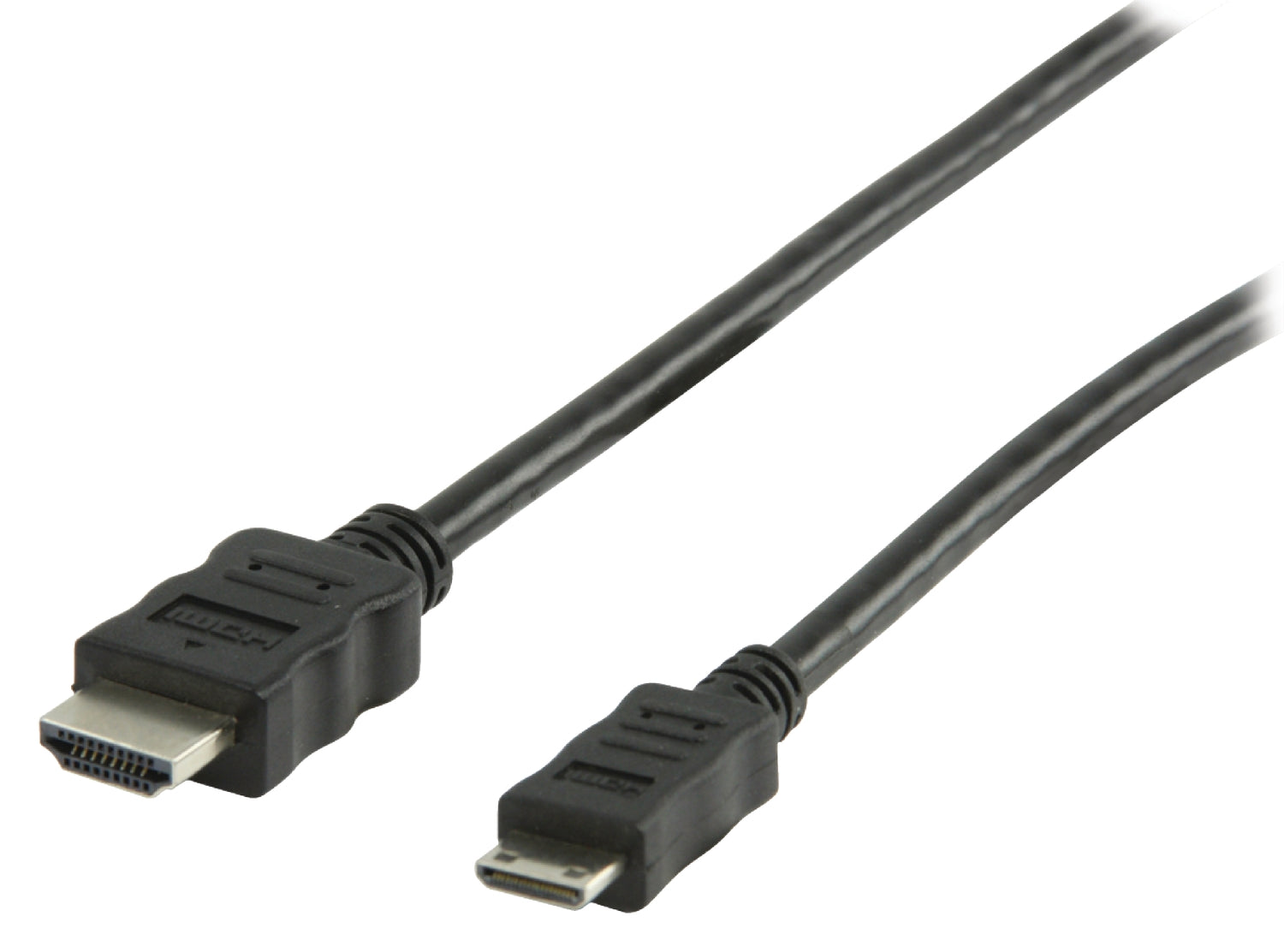 High Speed HDMI Cable with Ethernet HDMI Connector - HDMI Mini Male 2.00 m Black