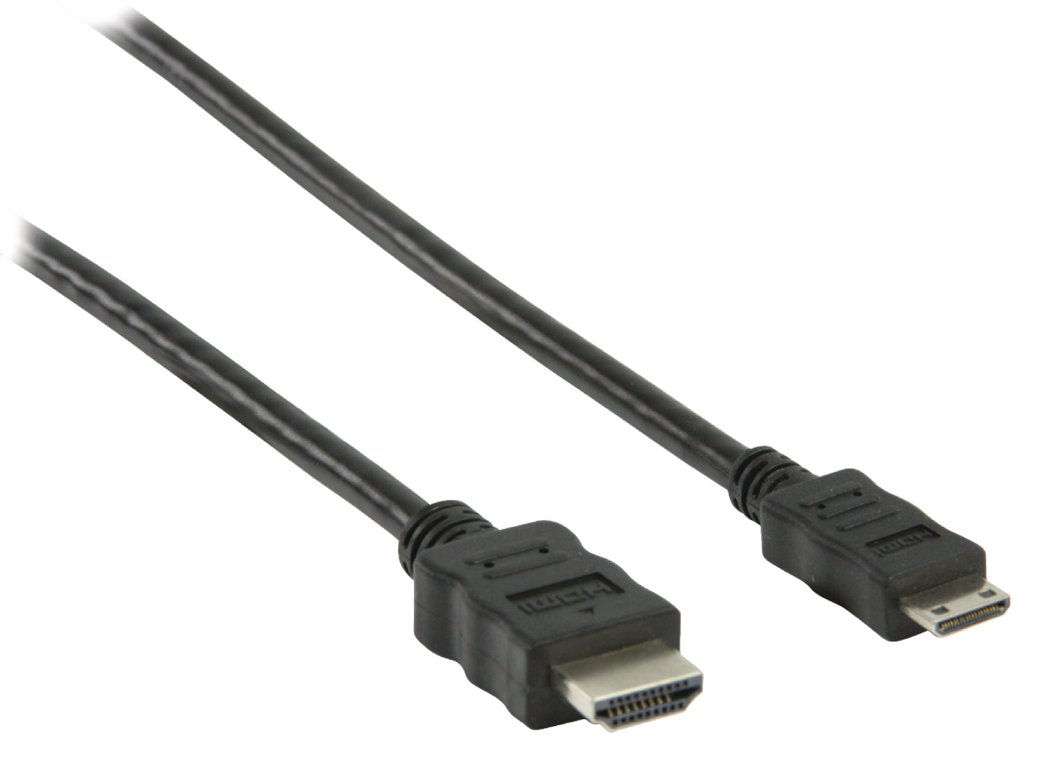 High Speed HDMI Cable with Ethernet HDMI Connector - HDMI Mini Male 2.00 m Black