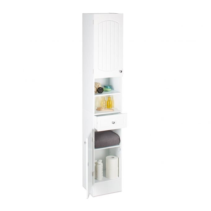 High cabinet bathroom