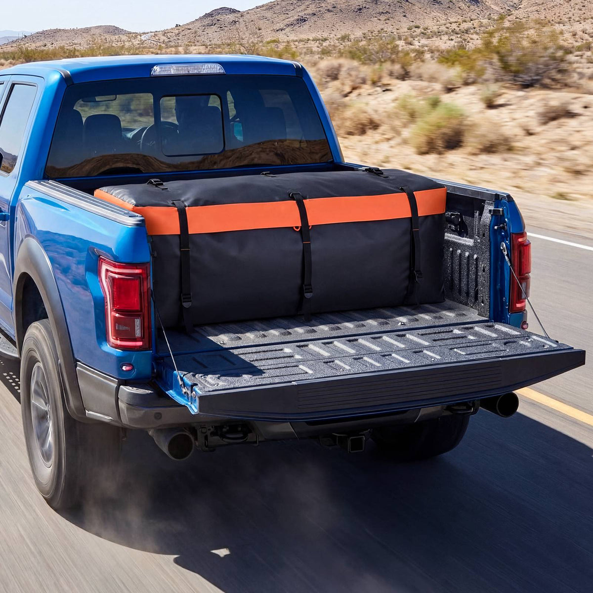 Hitch Cargo Bag 255L, Waterproof PVC, Foldable, Reinforced Straps