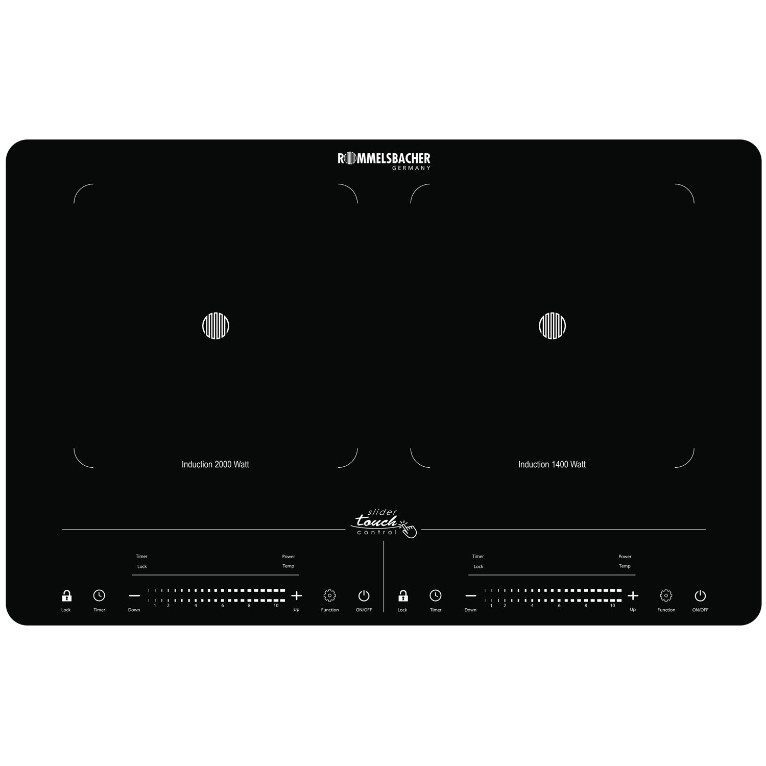 Hob Double Induction CT 3420/IN 2000W LED
