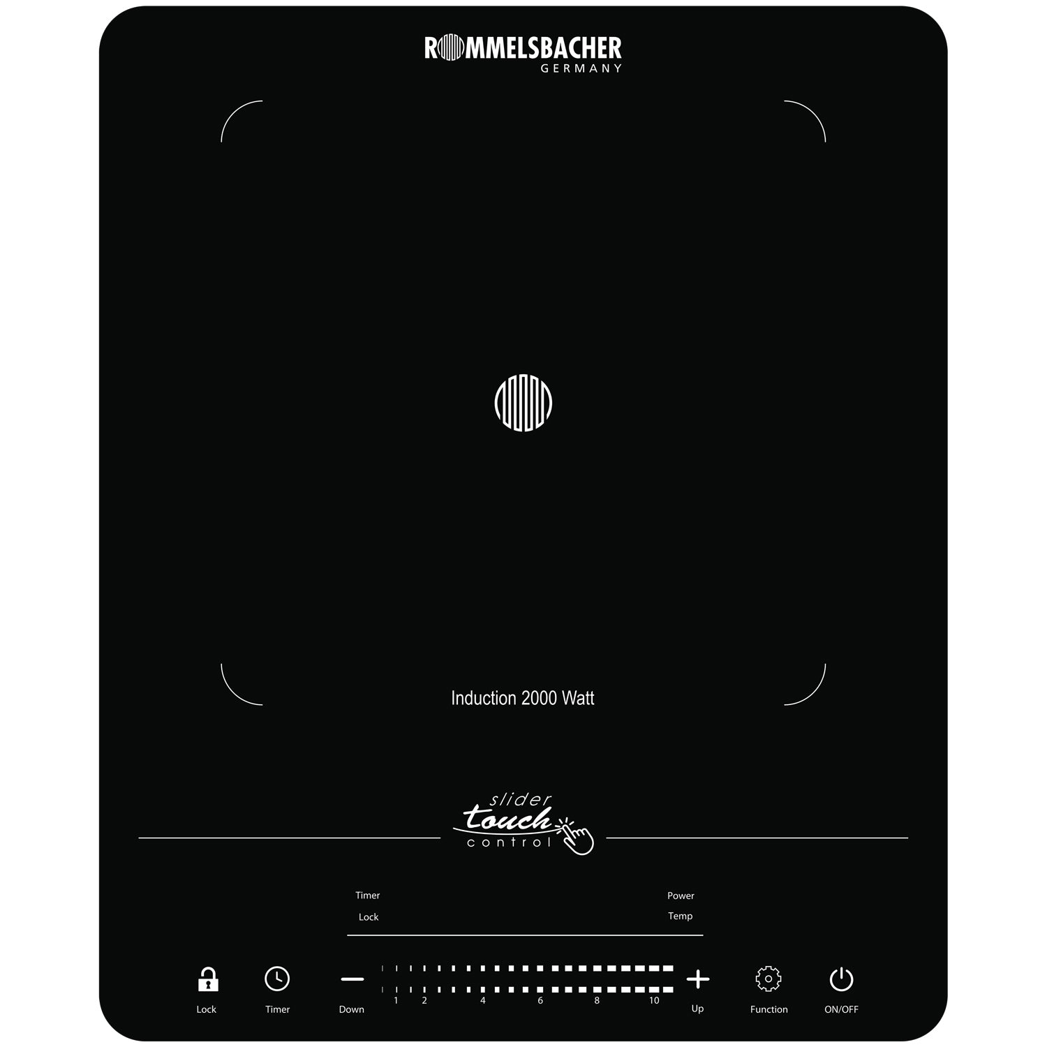 Hob single Induction CT 2020/IN LED 2000W