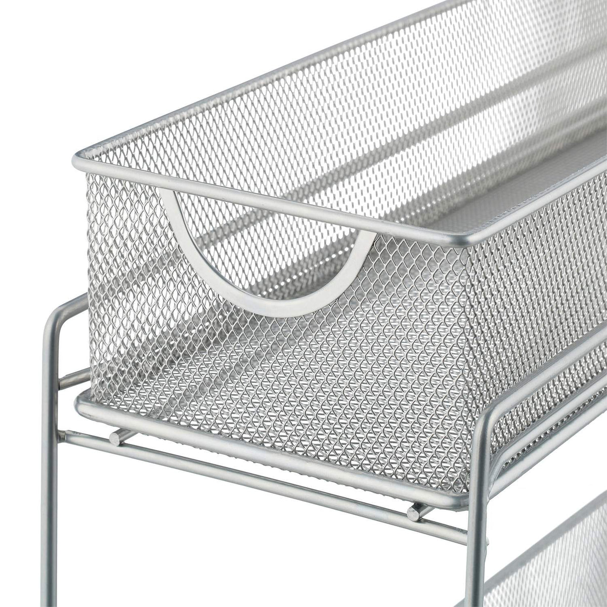 Holder for kitchen cabinets in metal
