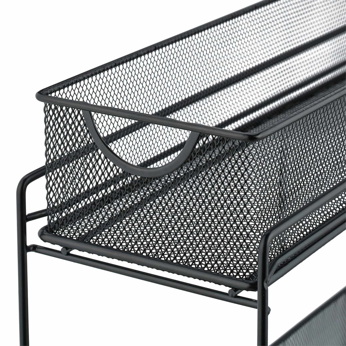 Holder for kitchen cabinets in metal