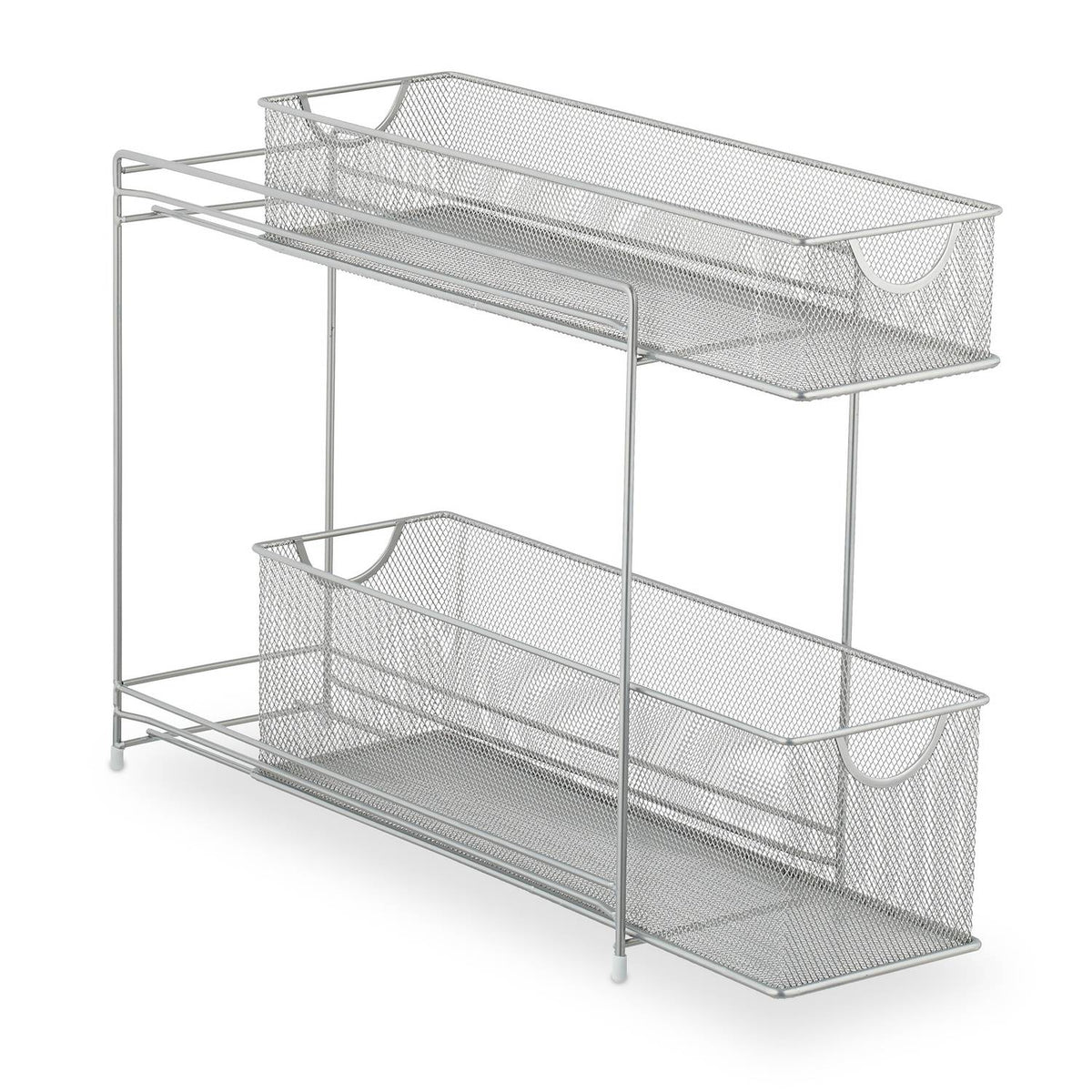 Holder for kitchen cabinets in metal