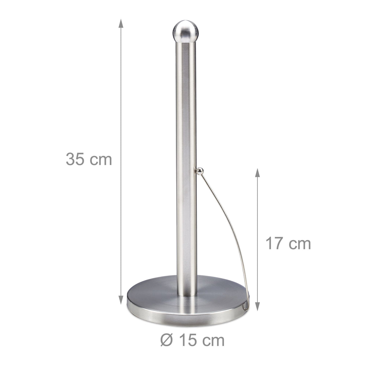 Holder for kitchen roll standing