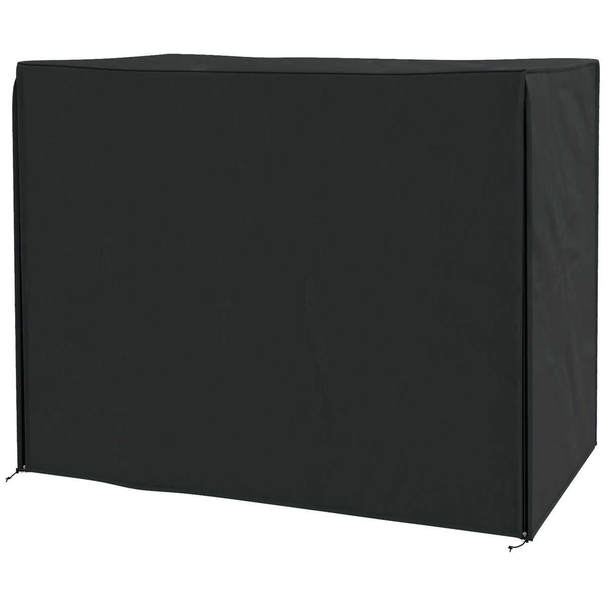 Hollywood Swing Cover Waterproof Protective Cover for Garden Swing with UV Protection Oxford Black 220 x 125 x 172 cm