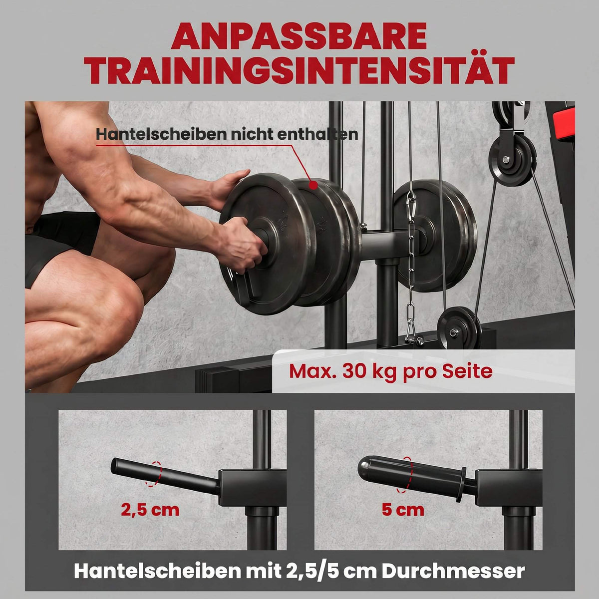 Home Gym Station with Lat Pull, Adjustable Preacher Bench