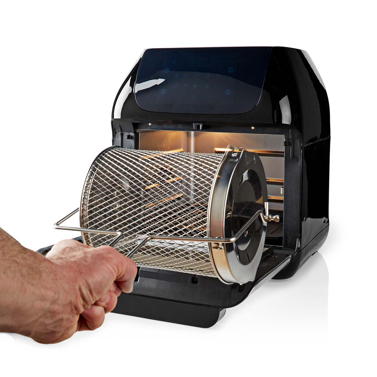 Hot Air Fryer | 12 l | Timer: 60 min | Number of preset programs: 9 | Digital | Black