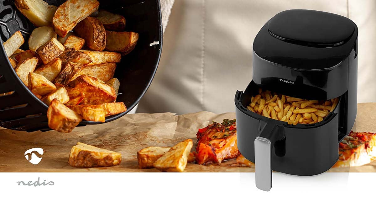 Hot Air Fryer | 4,2 l | Timer: 240 min | Number of preset programs: 8 | Digital | Black