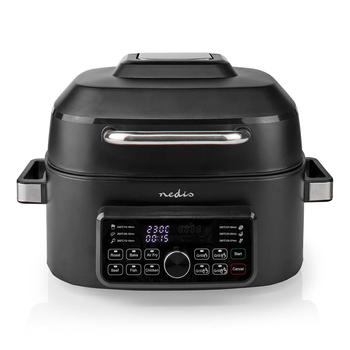Hot Air Fryer | 6 l | Timer: 120 min | Number of preset programs: 7 | Digital | Black