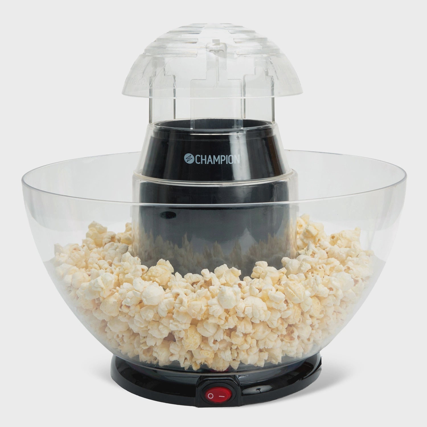 Hot Air Popcorn Maker with Removable Bowl, 900W, Black