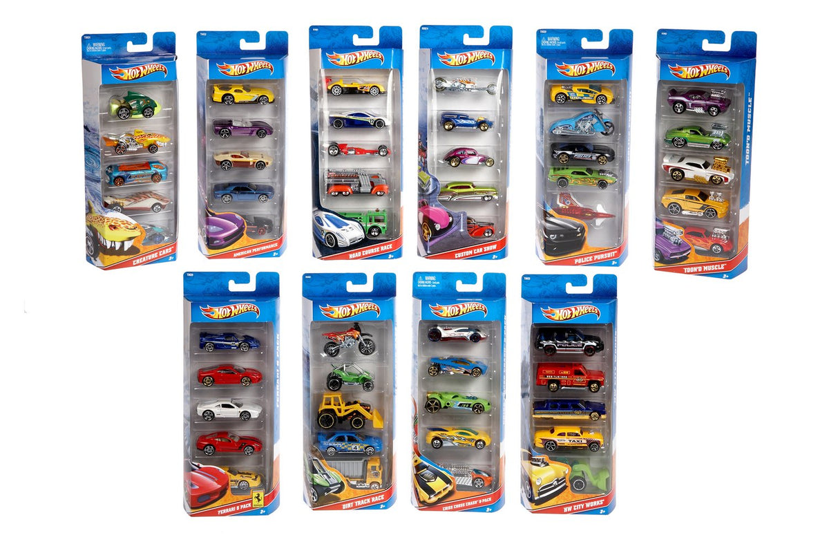 Hot Wheels Basic Car 5-Pack