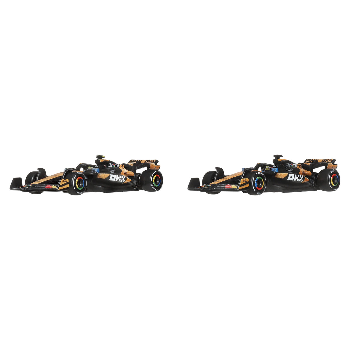 Hot Wheels Formula 1 Die-Cast Cars, 2-Pack, 1:64 Scale