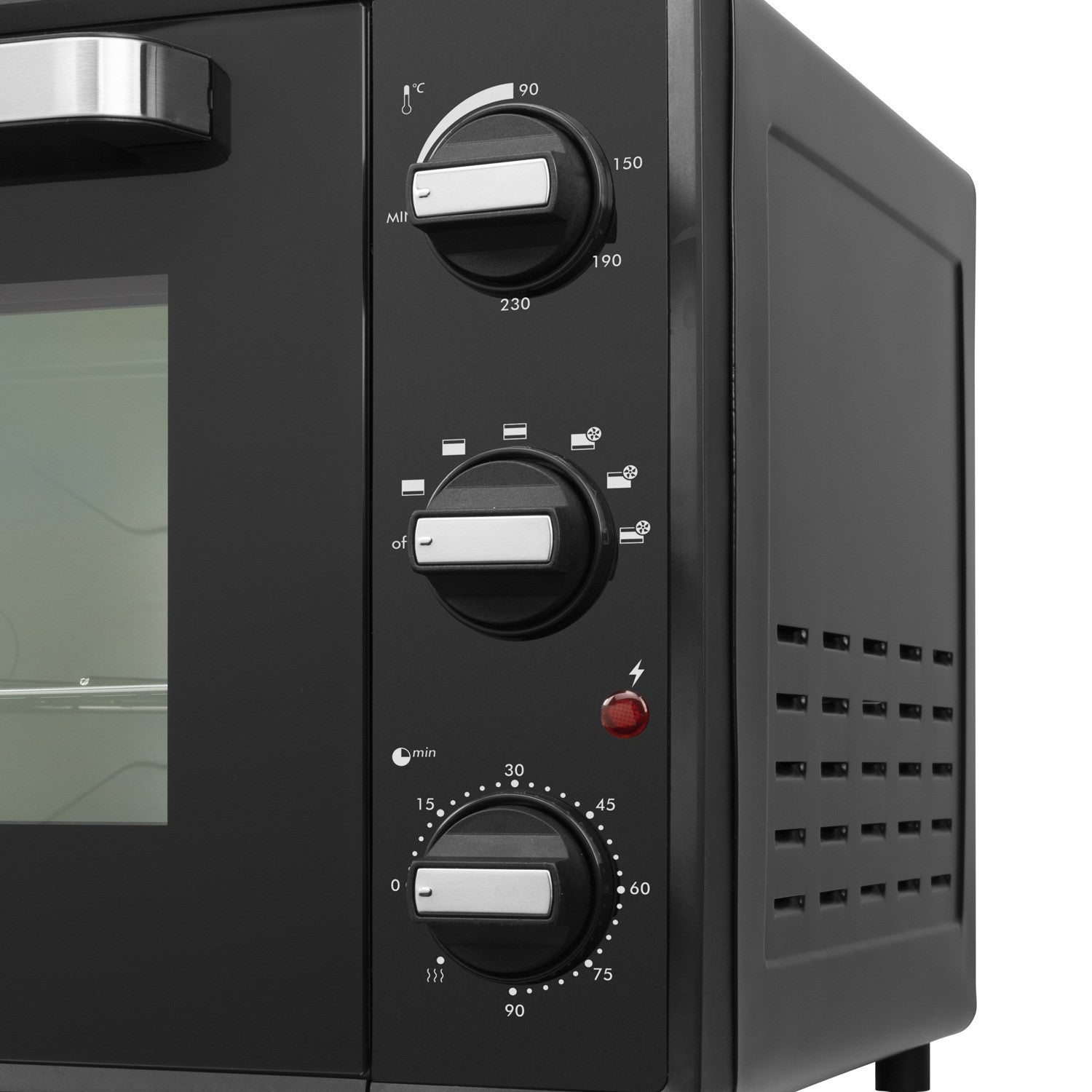 Hot air oven 48l Black Timer
